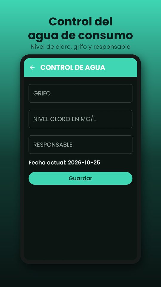 Control del agua